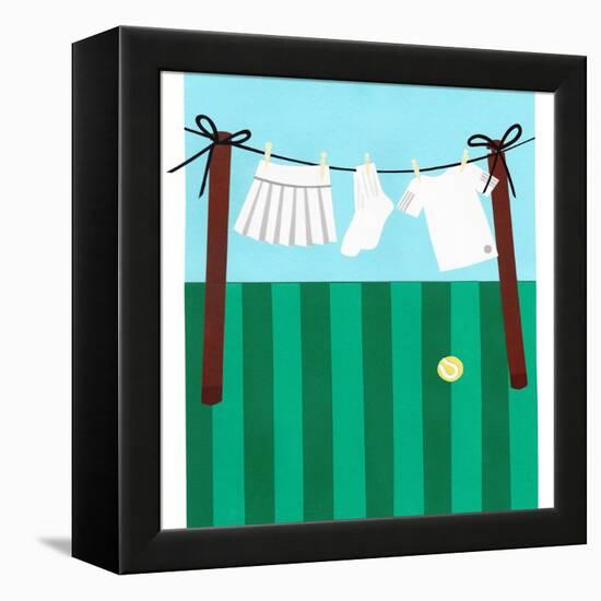 Tennis, 2016-Isobel Barber-Framed Premier Image Canvas