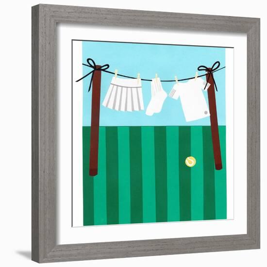 Tennis, 2016-Isobel Barber-Framed Giclee Print