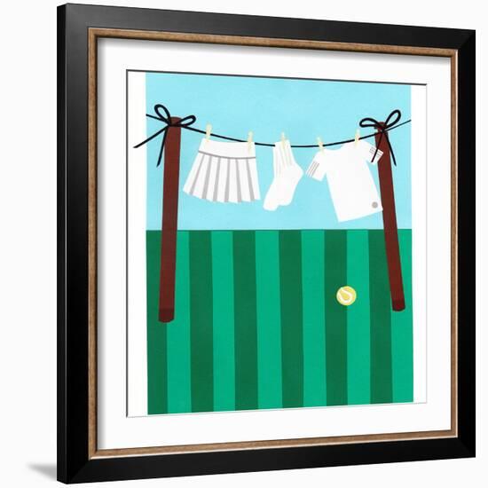 Tennis, 2016-Isobel Barber-Framed Giclee Print