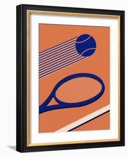 Tennis 80S-Rosi Feist-Framed Giclee Print