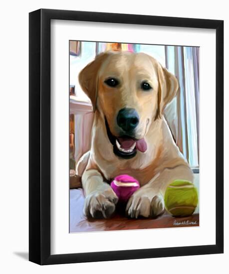 Tennis Anyone?-Robert Mcclintock-Framed Art Print