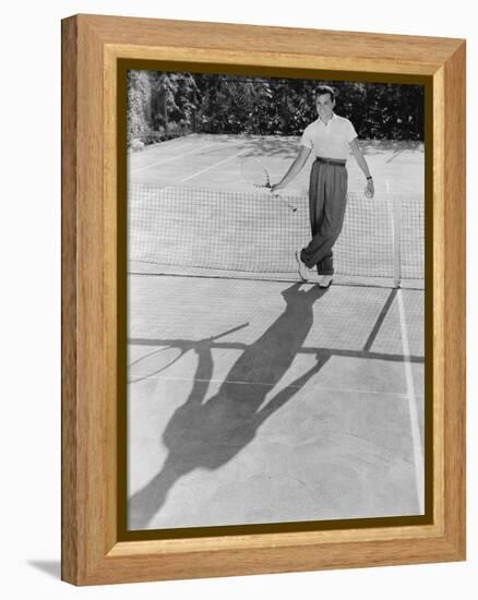 Tennis Anyone-null-Framed Stretched Canvas