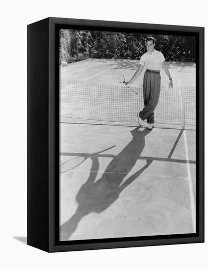 Tennis Anyone-null-Framed Stretched Canvas