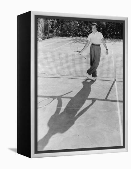 Tennis Anyone-null-Framed Stretched Canvas