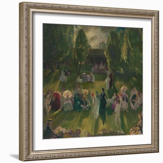 Tennis at Newport, 1919-George Wesley Bellows-Framed Giclee Print