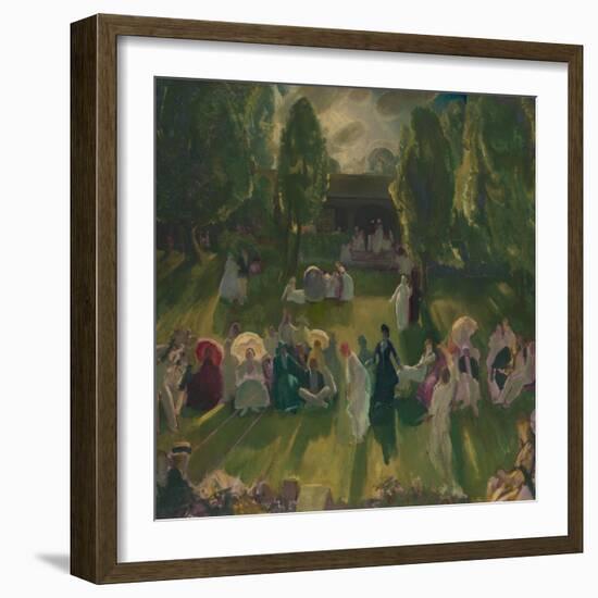 Tennis at Newport, 1919-George Wesley Bellows-Framed Giclee Print