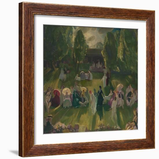 Tennis at Newport, 1919-George Wesley Bellows-Framed Giclee Print