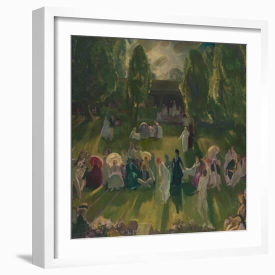 Tennis at Newport, 1919-George Wesley Bellows-Framed Giclee Print