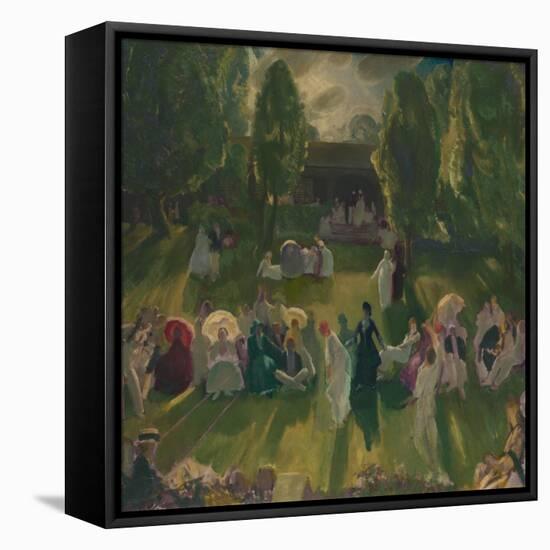 Tennis at Newport, 1919-George Wesley Bellows-Framed Premier Image Canvas