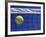 Tennis Ball Hitting Net-null-Framed Photographic Print