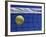 Tennis Ball Hitting Net-null-Framed Photographic Print