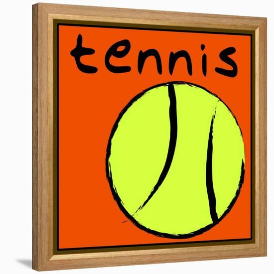 Tennis Ball-null-Framed Premier Image Canvas