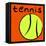 Tennis Ball-null-Framed Premier Image Canvas