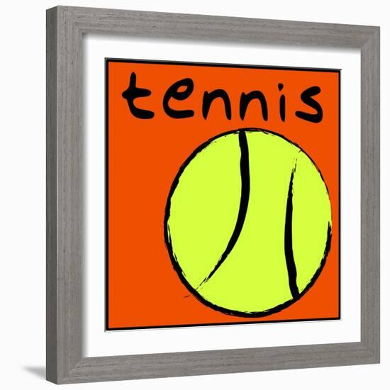 Tennis Ball-null-Framed Giclee Print