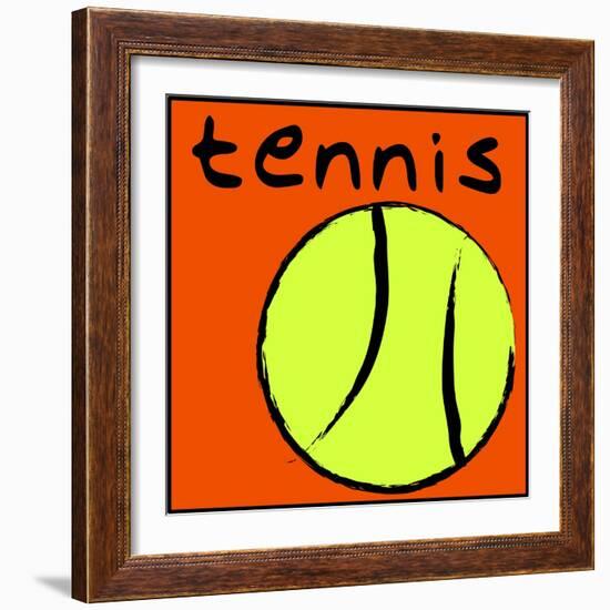 Tennis Ball-null-Framed Giclee Print