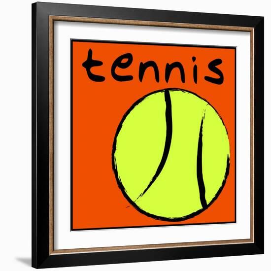 Tennis Ball-null-Framed Giclee Print