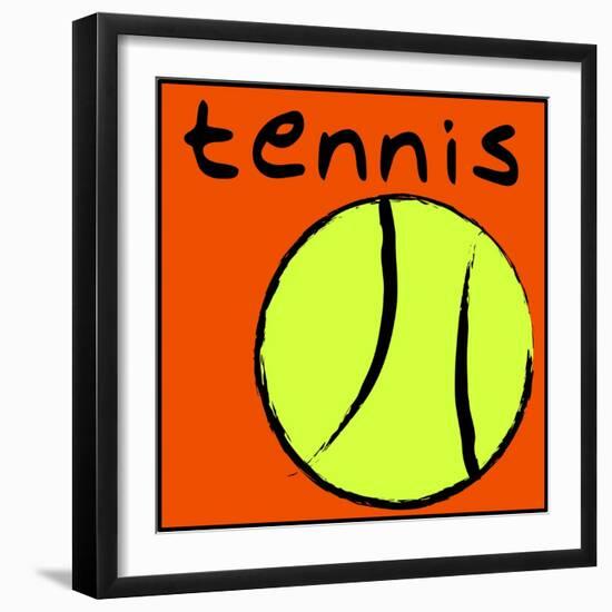 Tennis Ball-null-Framed Giclee Print