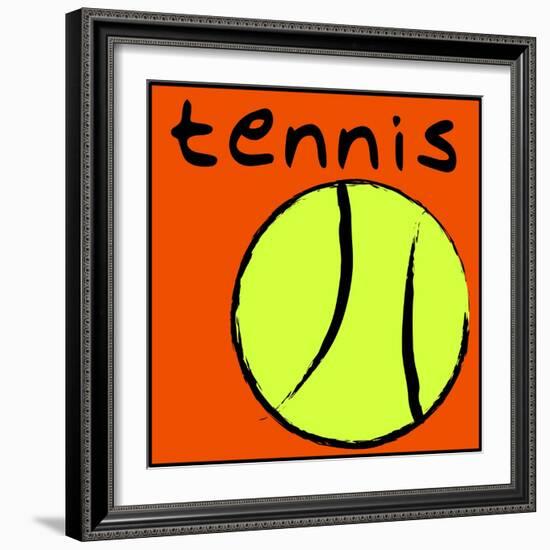 Tennis Ball-null-Framed Giclee Print