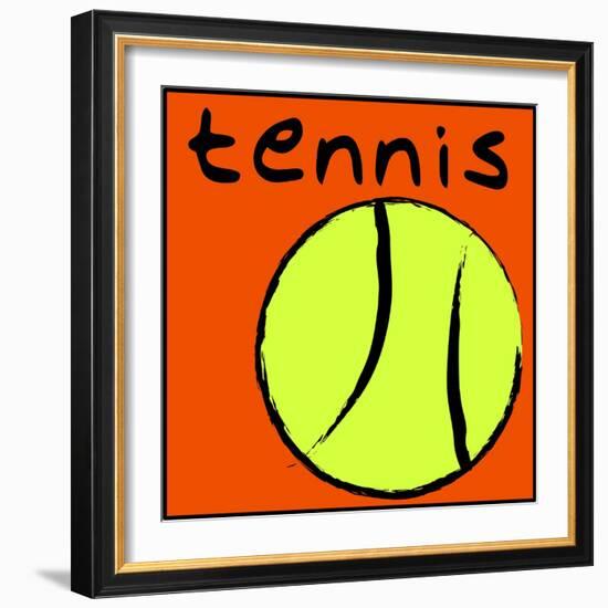 Tennis Ball-null-Framed Giclee Print