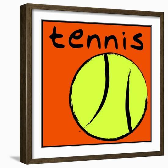 Tennis Ball-null-Framed Giclee Print