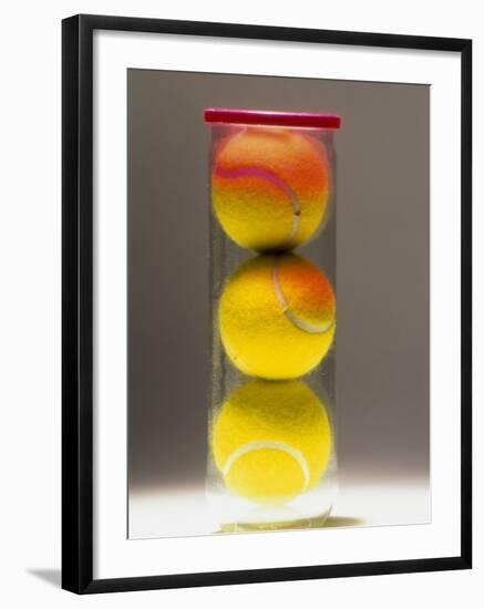 Tennis Balls in a Container-null-Framed Photographic Print