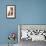 Tennis Cat, 2021 (Digital)-Florent Bodart-Framed Premier Image Canvas displayed on a wall