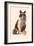 Tennis Cat, 2021 (Digital)-Florent Bodart-Framed Giclee Print