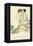 Tennis Couple Kissing, Valentine's Day-null-Framed Stretched Canvas