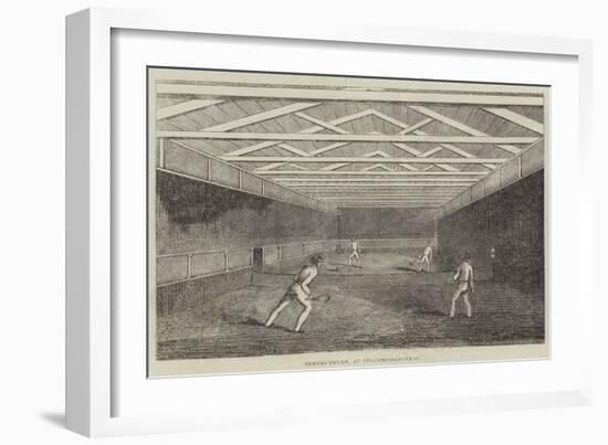 Tennis Court, at Strathfieldsaye-null-Framed Giclee Print