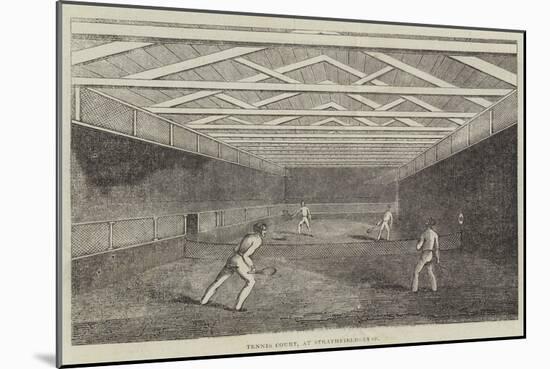 Tennis Court, at Strathfieldsaye-null-Mounted Giclee Print