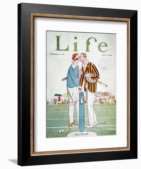 Tennis Court Romance, 1925-null-Framed Giclee Print