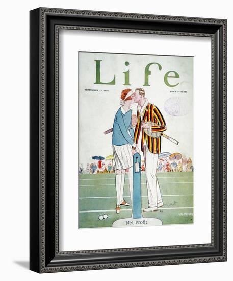 Tennis Court Romance, 1925-null-Framed Giclee Print