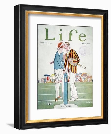 Tennis Court Romance, 1925-null-Framed Giclee Print