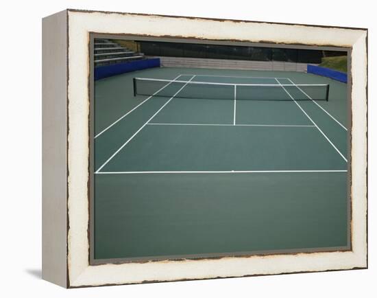 Tennis Court-null-Framed Premier Image Canvas