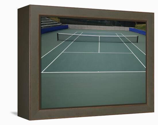 Tennis Court-null-Framed Premier Image Canvas