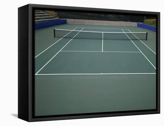 Tennis Court-null-Framed Premier Image Canvas