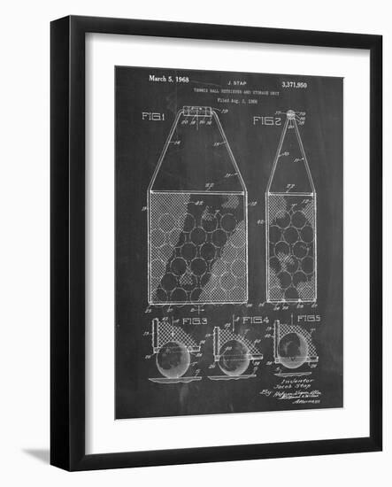 Tennis Hopper Patent-null-Framed Art Print