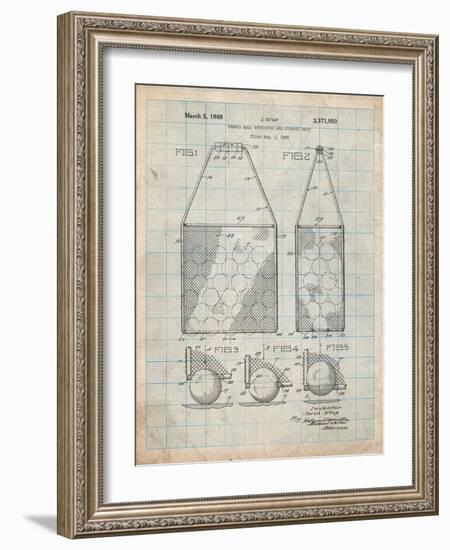 Tennis Hopper Patent-Cole Borders-Framed Art Print