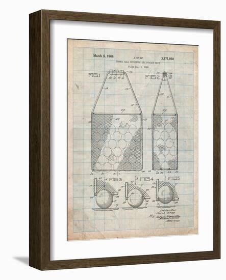 Tennis Hopper Patent-Cole Borders-Framed Art Print