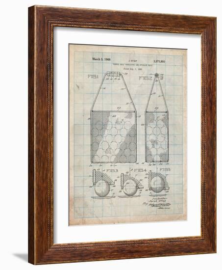 Tennis Hopper Patent-Cole Borders-Framed Art Print