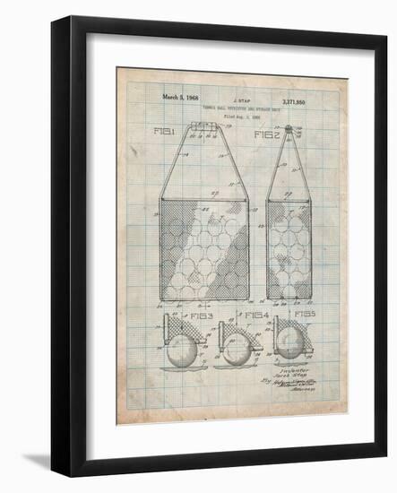 Tennis Hopper Patent-Cole Borders-Framed Art Print