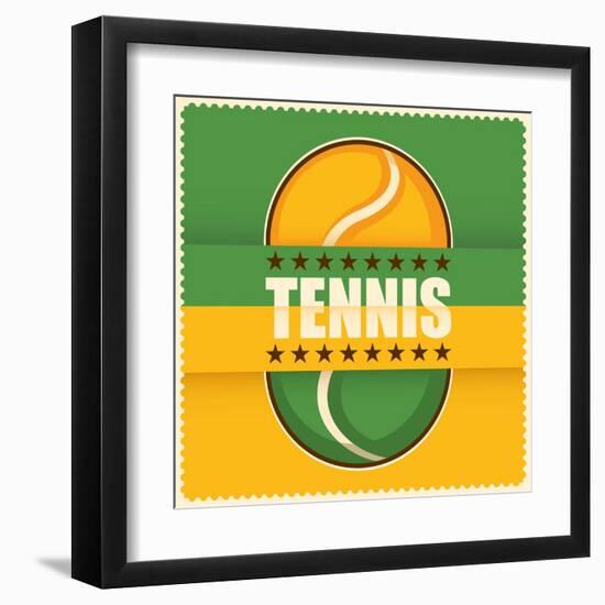 Tennis In Color-Rashomon-Framed Art Print