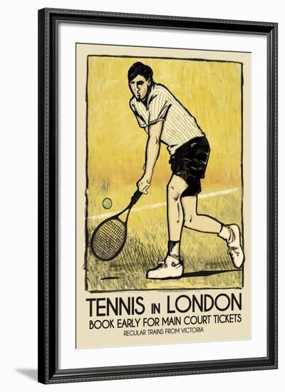 Tennis in London-The Vintage Collection-Framed Giclee Print