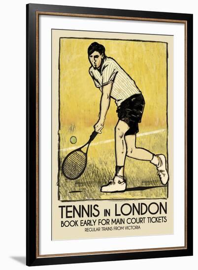 Tennis in London-The Vintage Collection-Framed Giclee Print