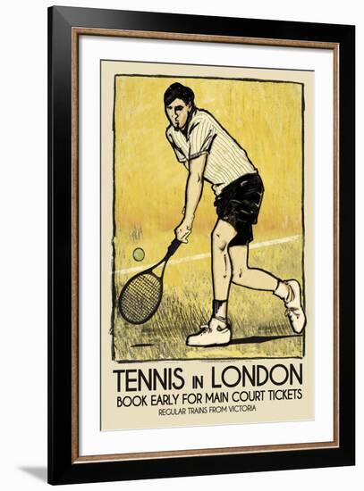 Tennis in London-The Vintage Collection-Framed Giclee Print