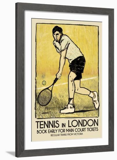 Tennis in London-The Vintage Collection-Framed Giclee Print