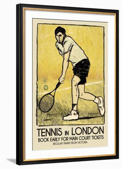 Tennis in London-The Vintage Collection-Framed Giclee Print