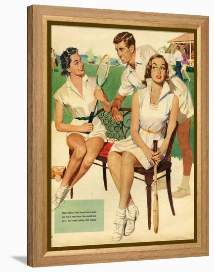 Tennis, Maudson, 1953, UK-null-Framed Premier Image Canvas