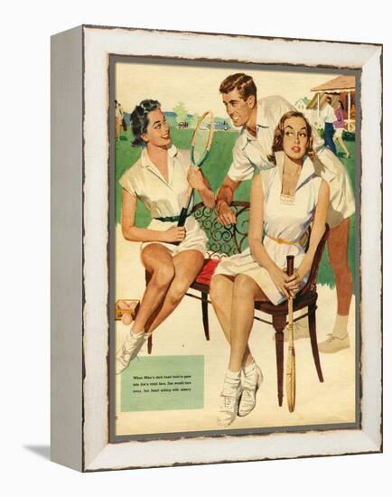 Tennis, Maudson, 1953, UK-null-Framed Premier Image Canvas