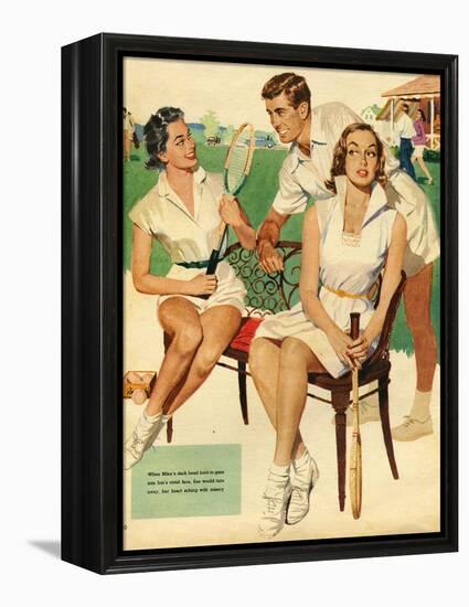 Tennis, Maudson, 1953, UK-null-Framed Premier Image Canvas